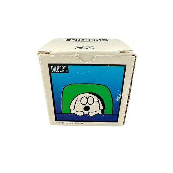 Vintage 1990s Dilbert Dogbert Coffee Mug Let Me Drop Everything NIB - Picture 1 of 8